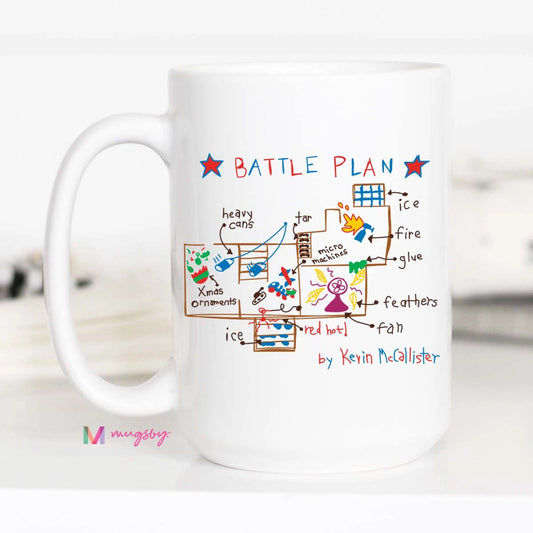 Home Alone Battle Plan Mug