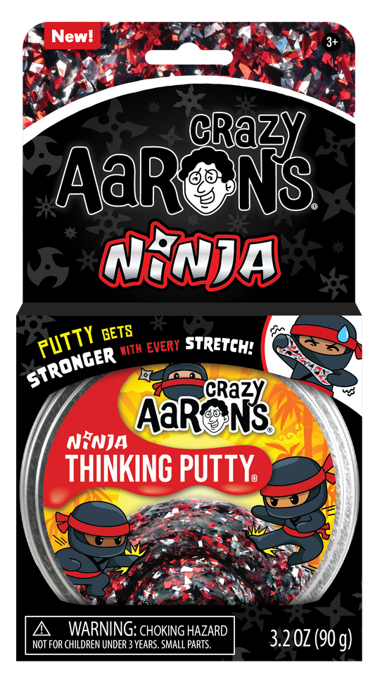 Crazy Aaron's Ninja Thinking Putty packaging