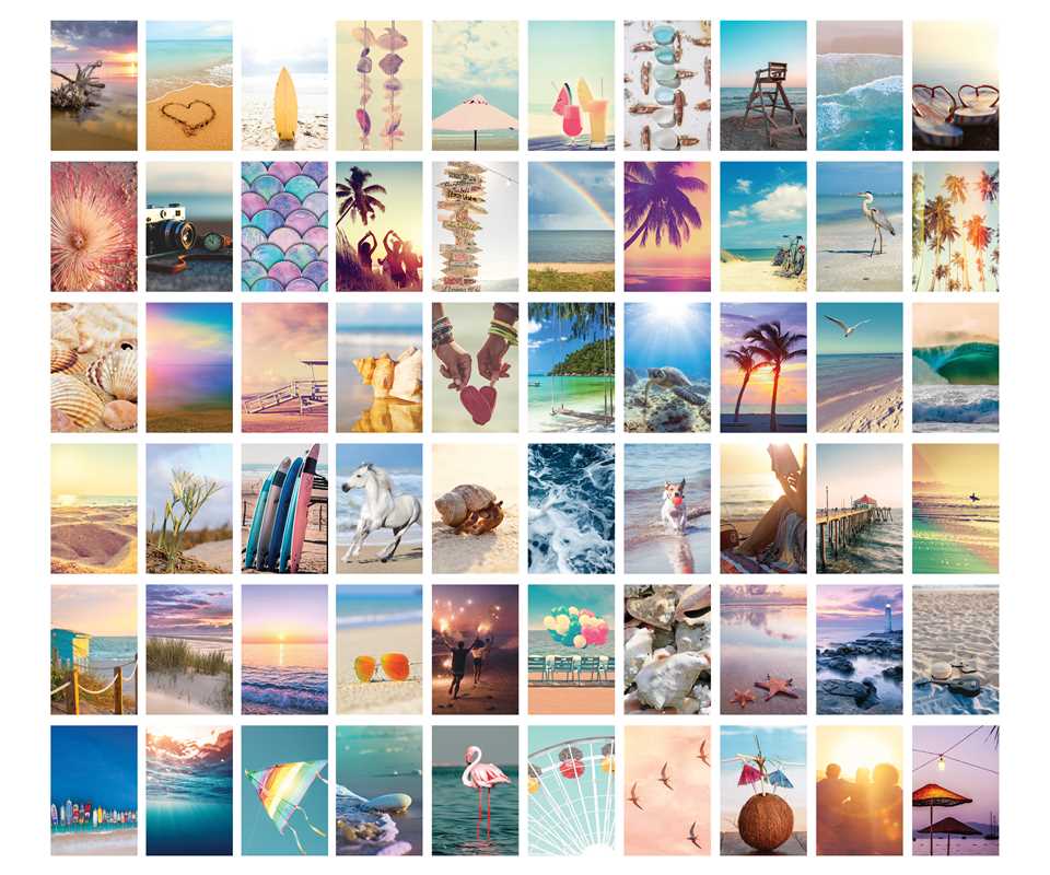 Beach Vibes Wall Collage Kit