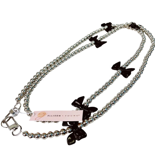 Bows and Beads Crossbody Phone Lanyard