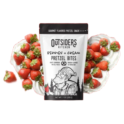 Pretzel Bites- Berries and Cream