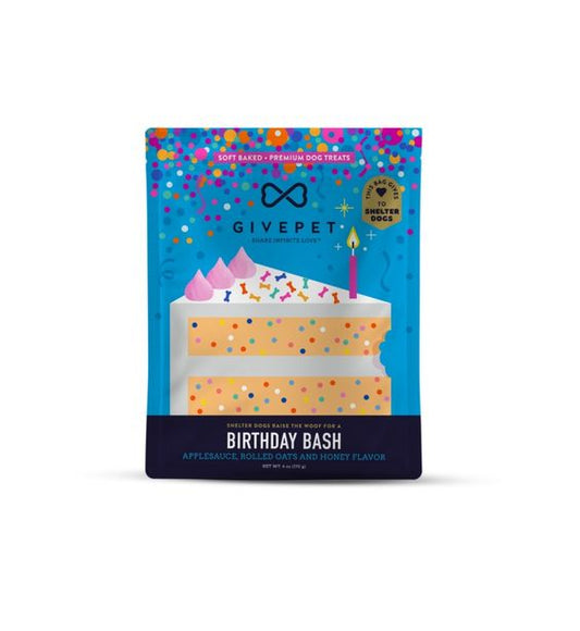 Give Pet-Birthday Bash Soft Baked Dog Treats