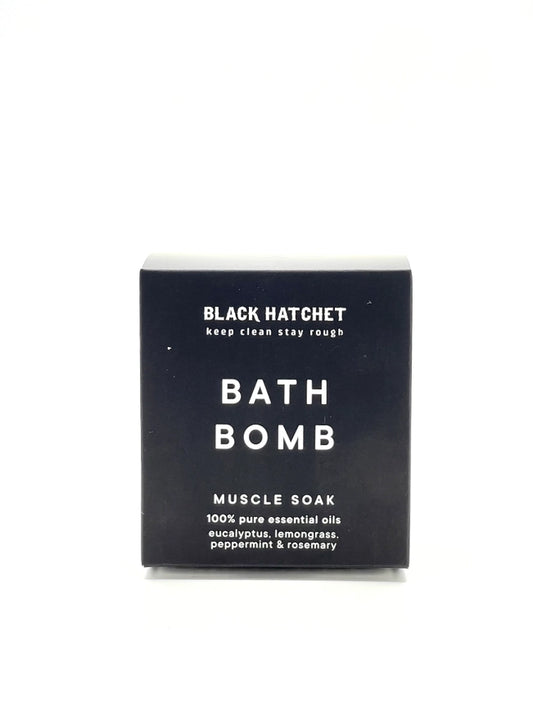 Black Hatchet Muscle Soak Bath Bomb,Boxed