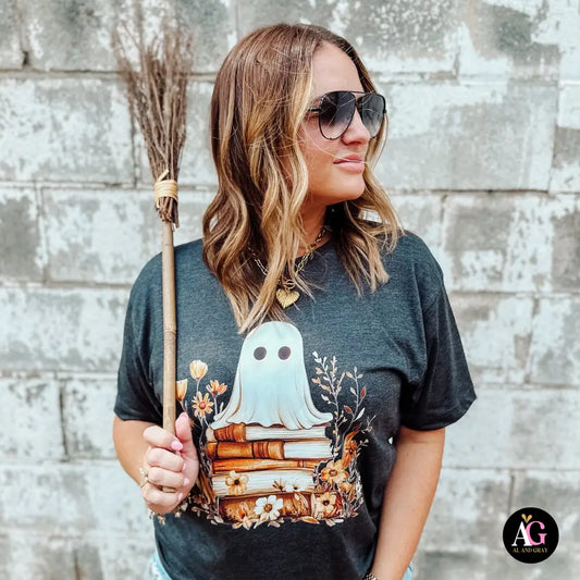Book Loving Boo Graphic Tee