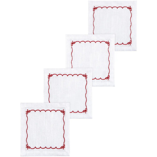 Bowtique Cocktail Napkins Set of 4