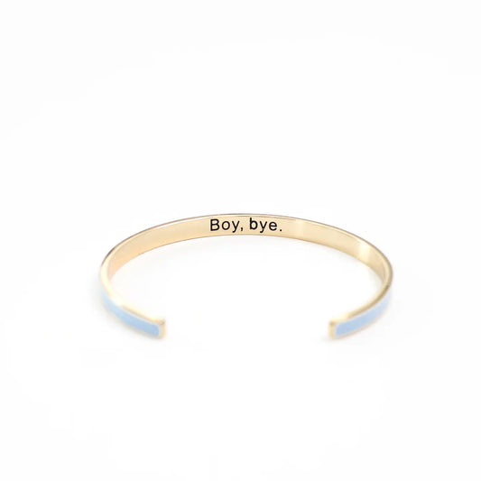 Boy Bye Enamel Bracelet