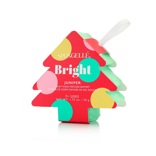 Spongelle Christmas Tree Body Buffer- Bright