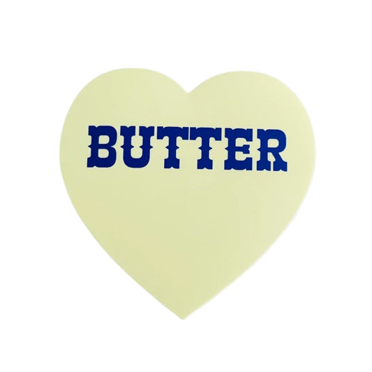 Heart Sticker- Butter