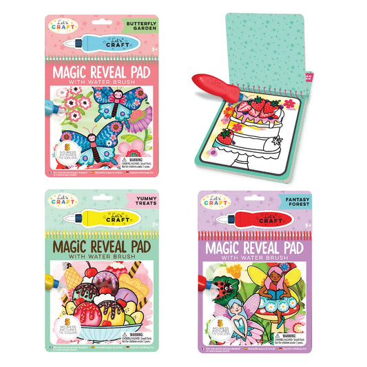 Magic Reveal Pads-Butterflies, Treats and Fairies