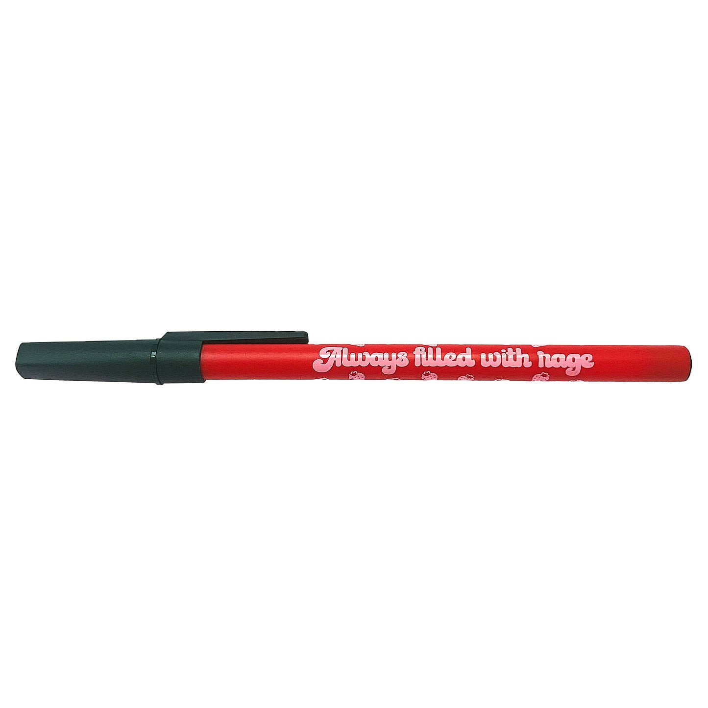 Always Filled With Rage Strawberry Retro Ballpoint Pen