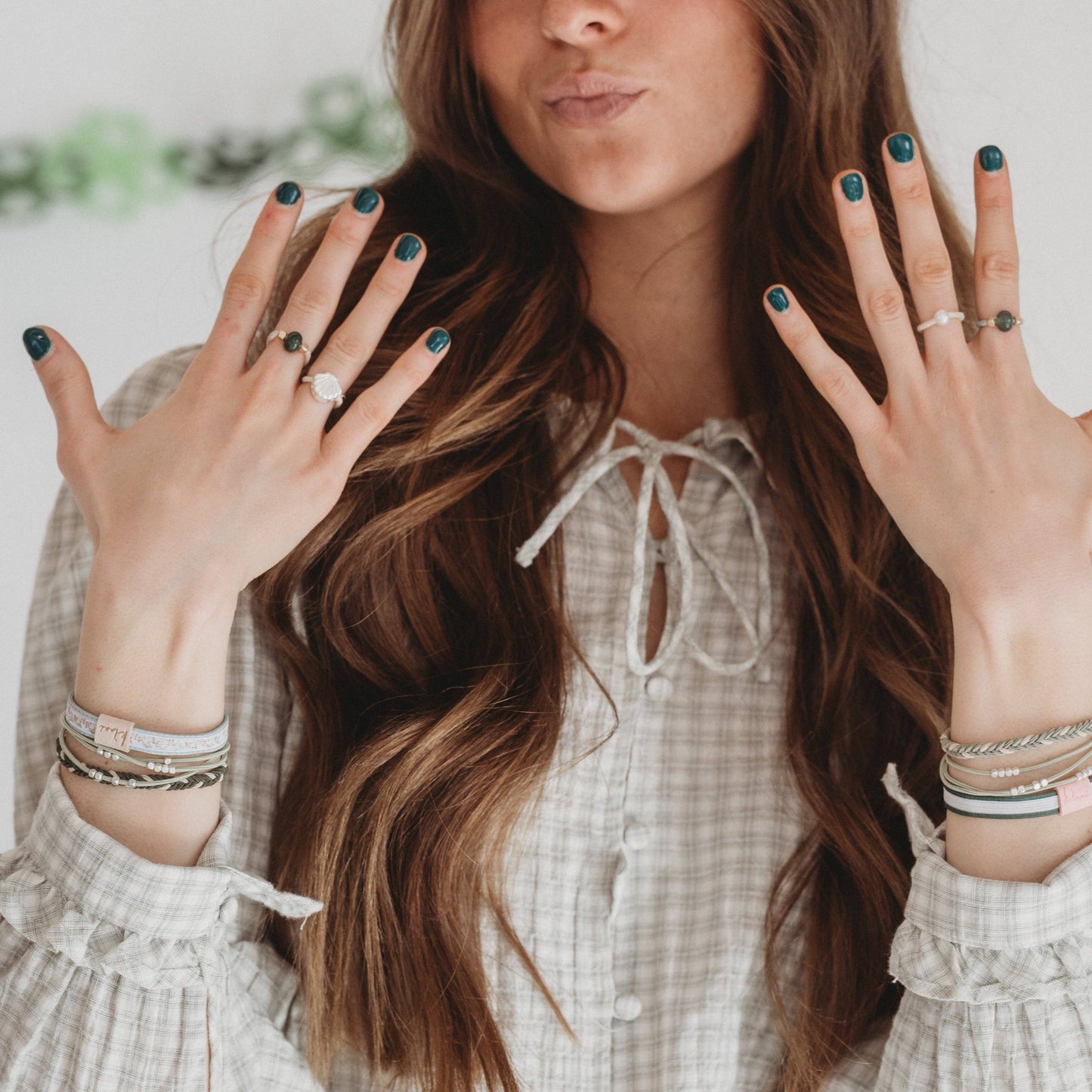 K'Lani Hair Tie Rings- Tide