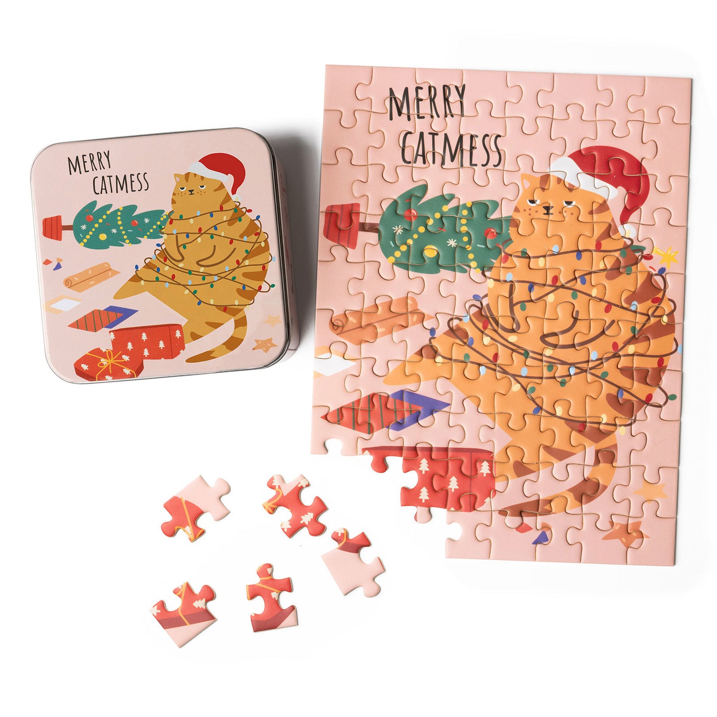Jolly Jigsaw Puzzle in a tin