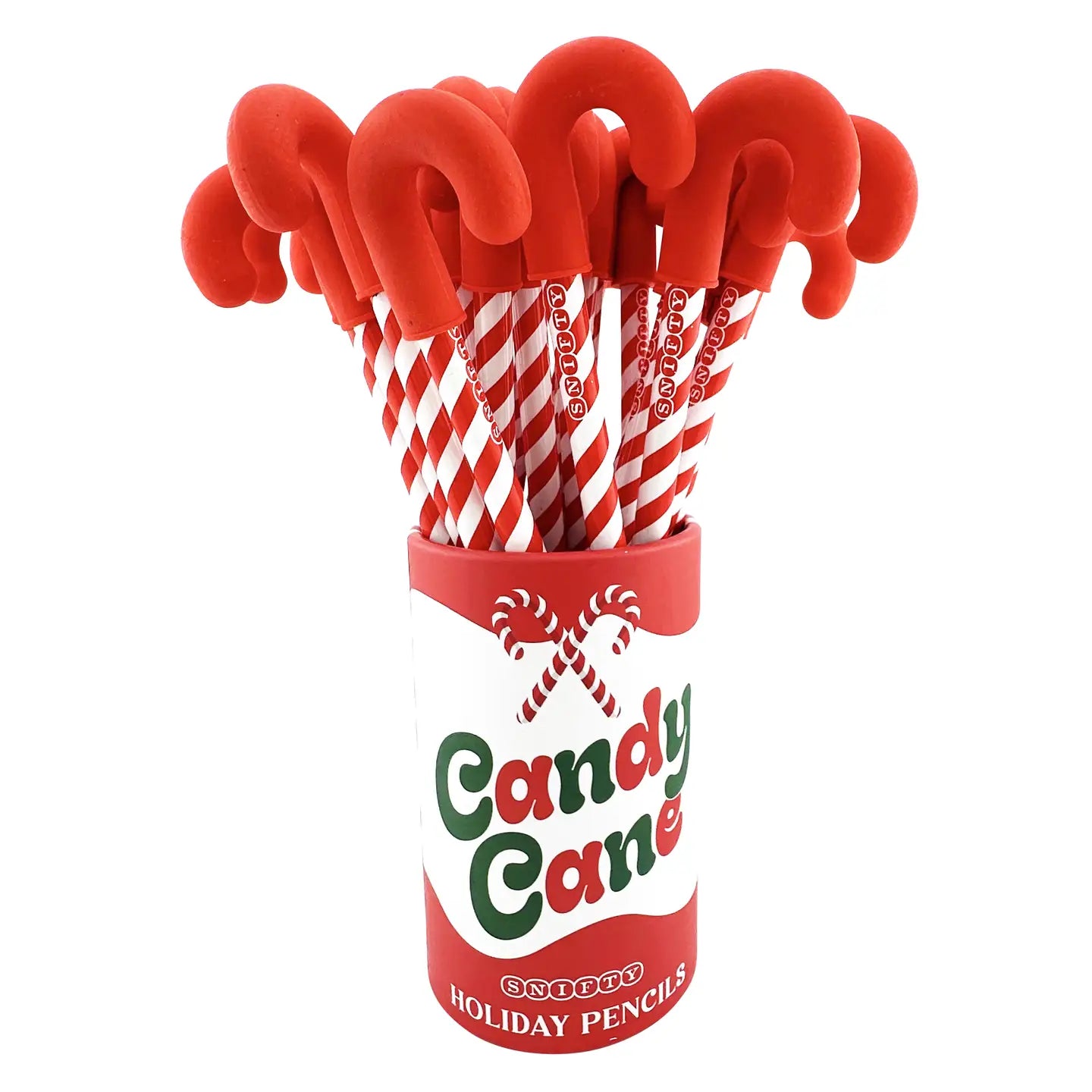 Candy Cane Holiday Pencil