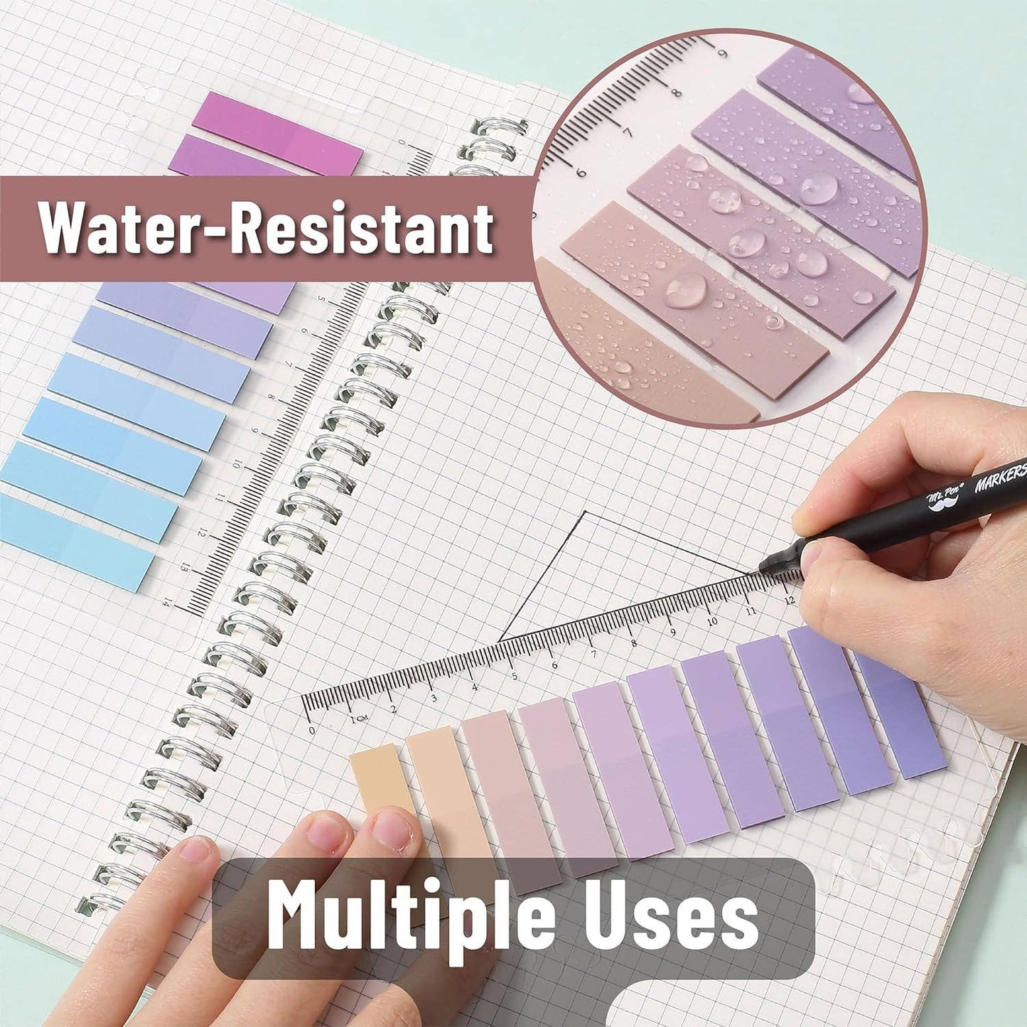 Sticky Tabs 3200 Count Transparent