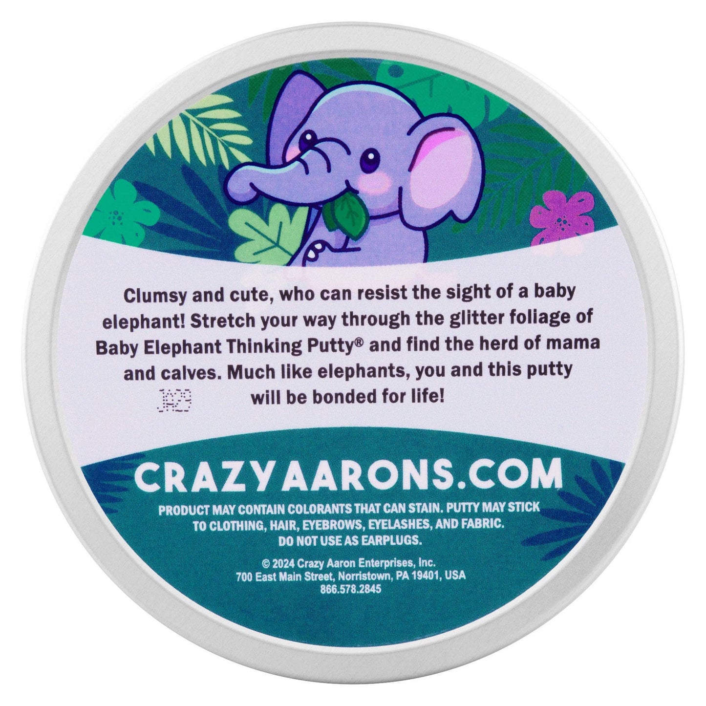 Baby Elephant Thinking Putty