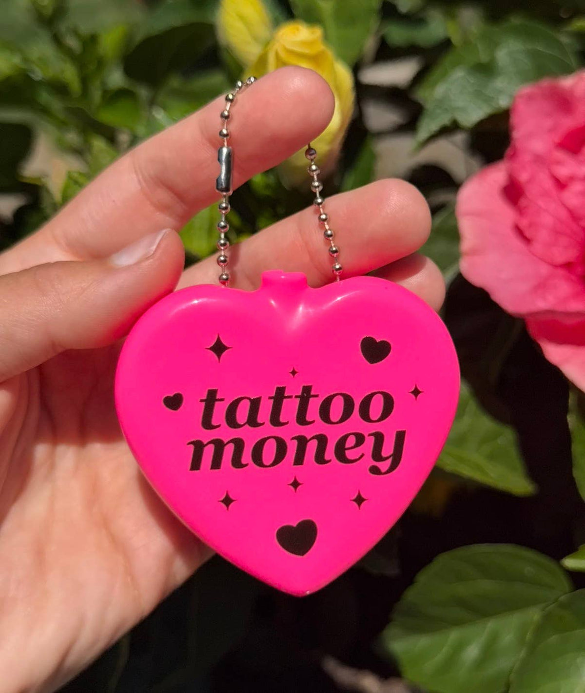Rubber Heart Coin Purse - Tattoo Money