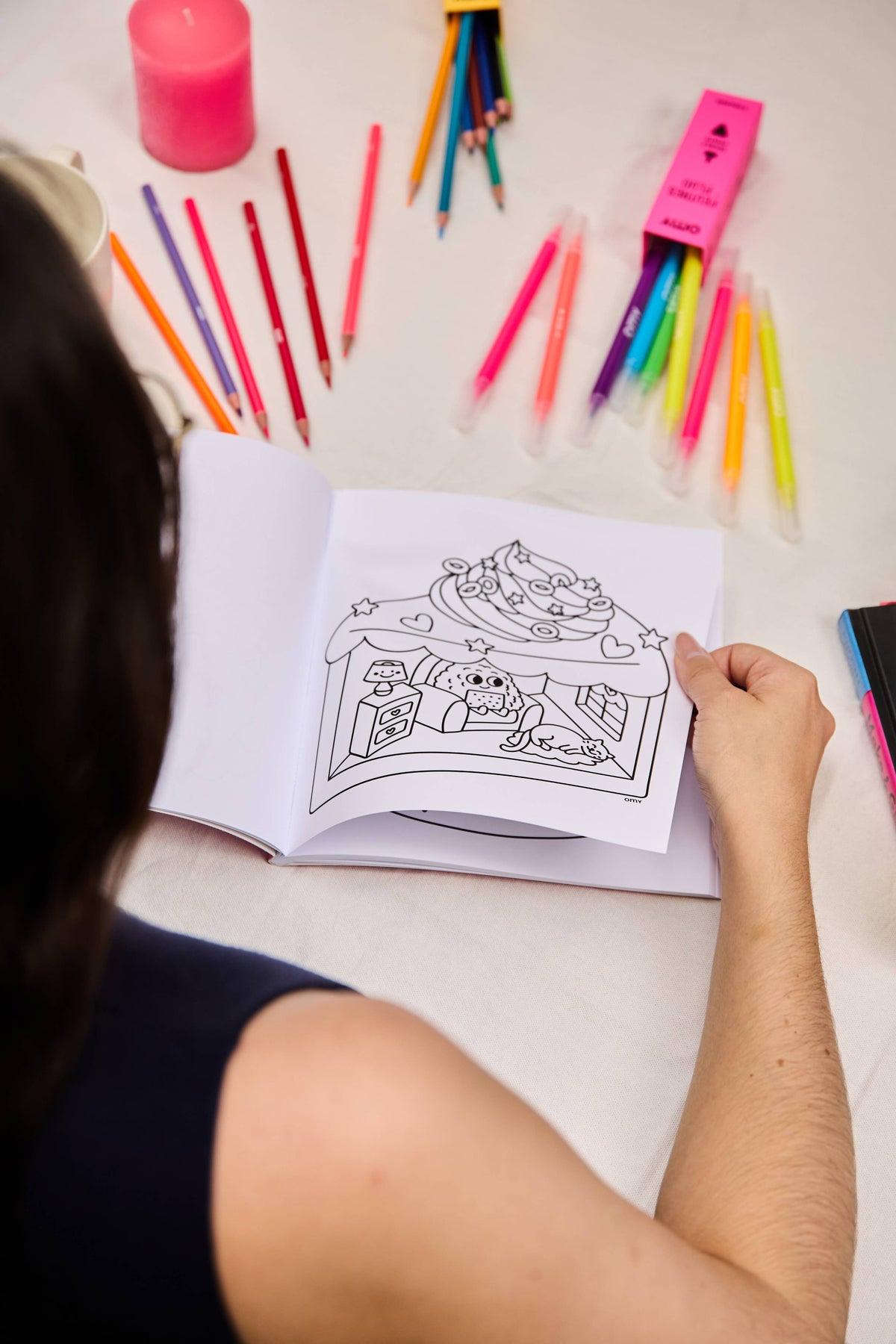 Cozy Art Coloring Book-Kawaii
