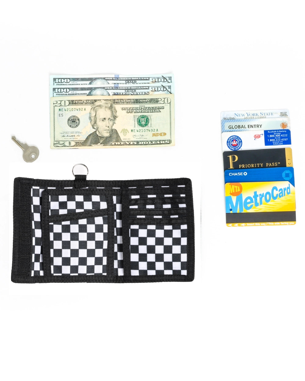 Fydelity Checkered 80s Wallet