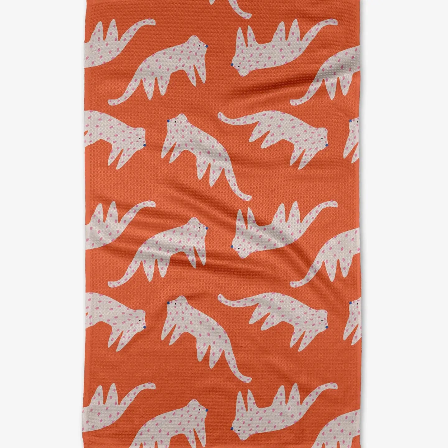 Geometry Tea Towel- Cute Cheetah