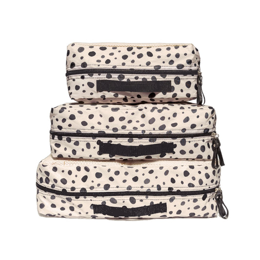 3-Piece Packing Cube Set- Cheetah Spot