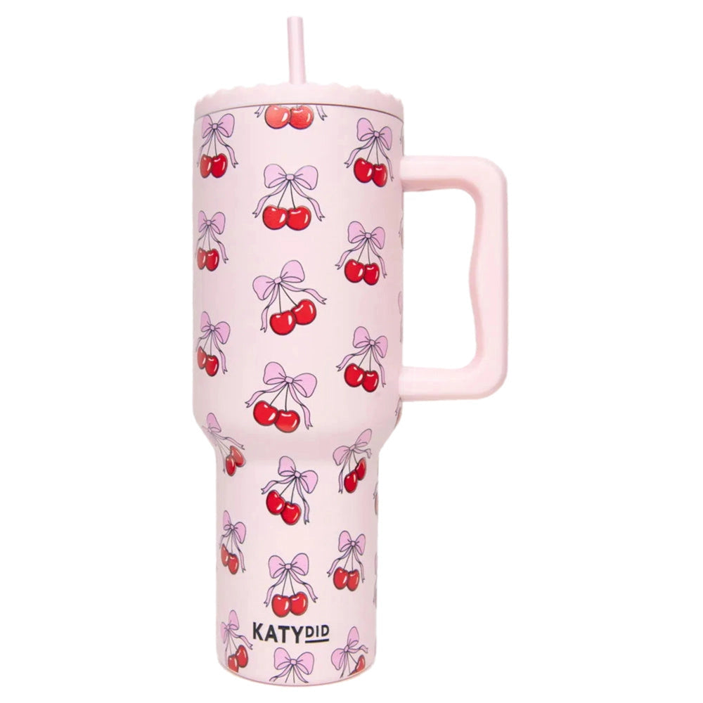 40 oz Cherry Bows Tumbler