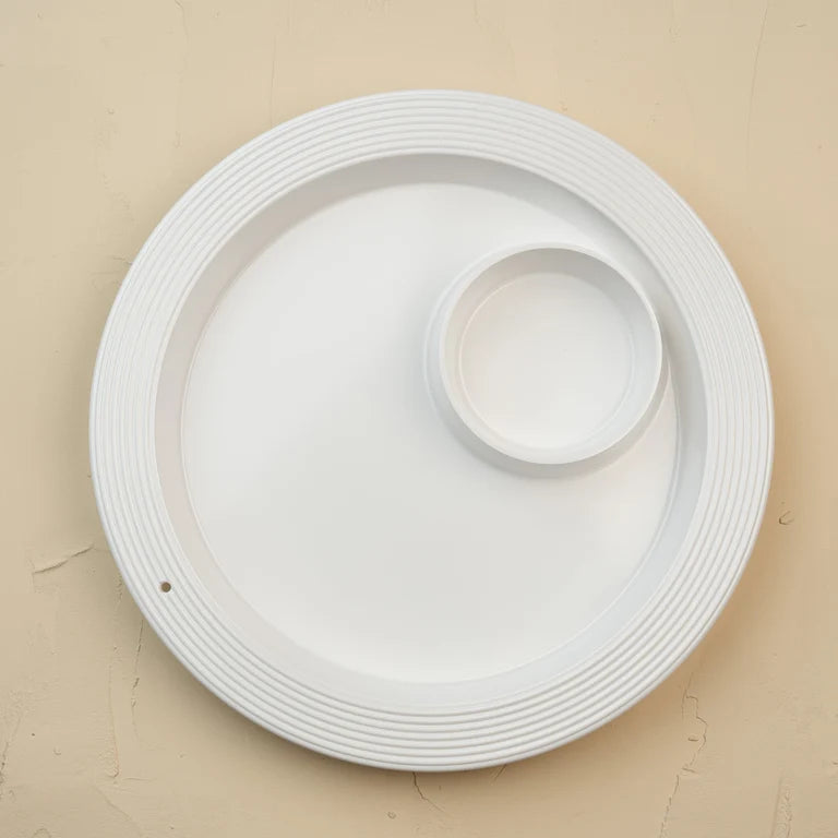 Nora Fleming Melamine Pinstripes Chip And Dip