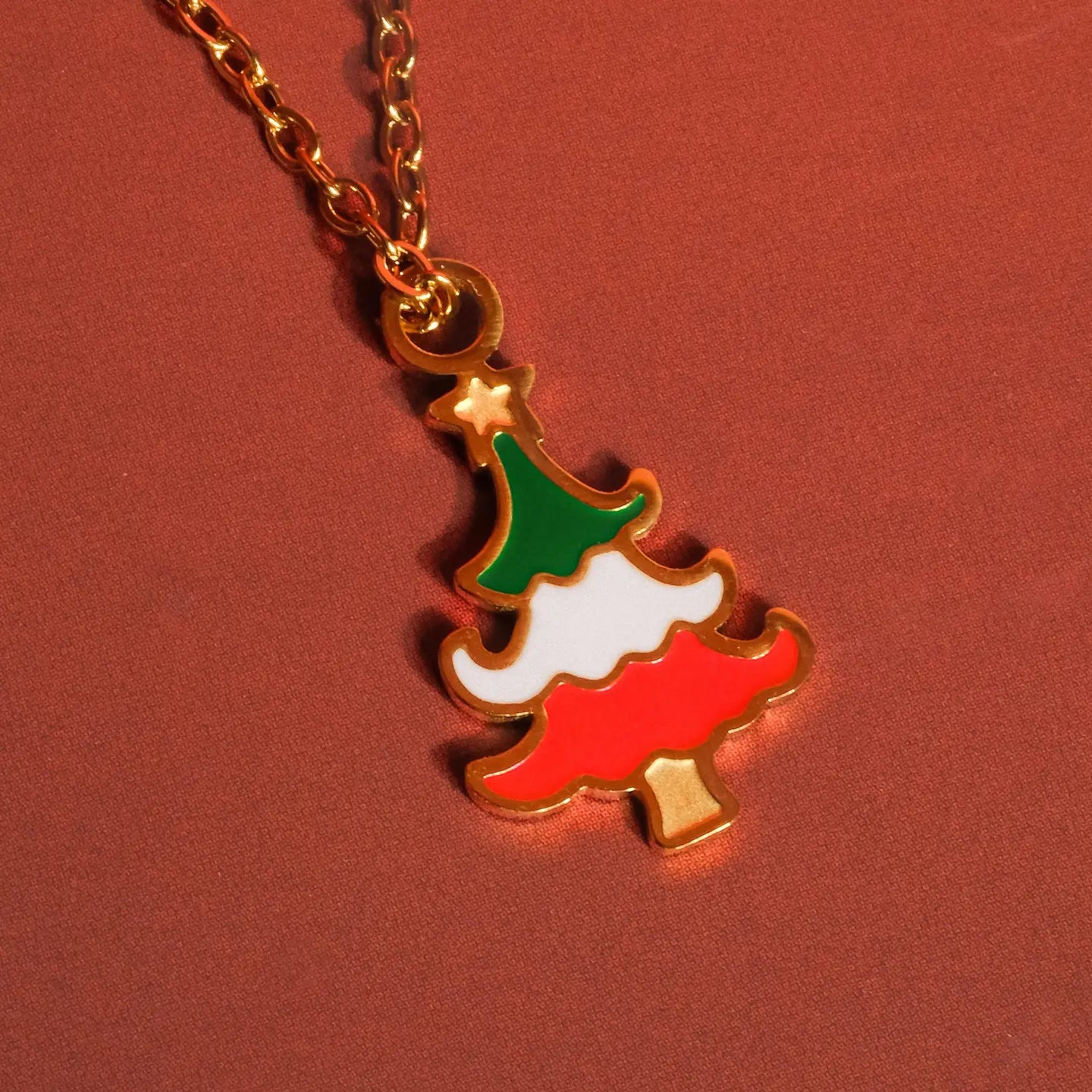 Christmas Tree Necklace