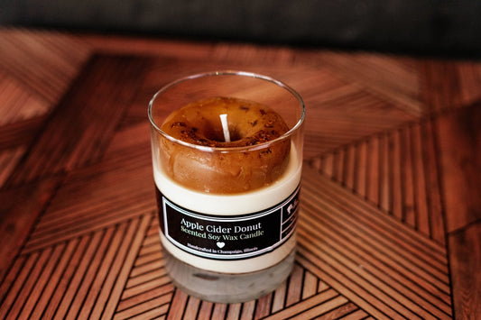 FireDoll Studio 8 oz Cider Party Donut Candle