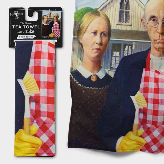 Dry Humor Tea Towel- American Cloth(ic)