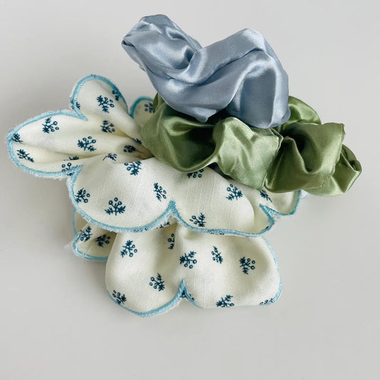 Coastal Spring Scrunchie Set