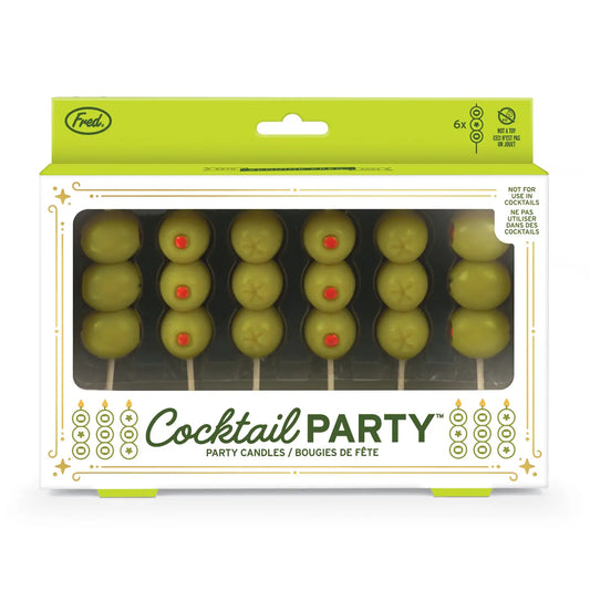Cocktail Party Olive Candle Set