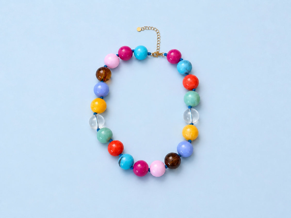 Beaded Necklace- Judy Colorful