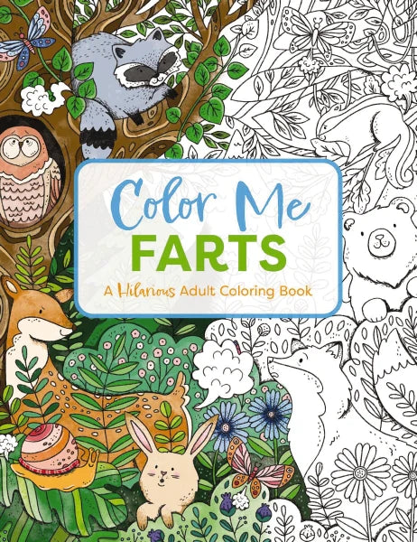 Color Me Farts Adult Coloring Book