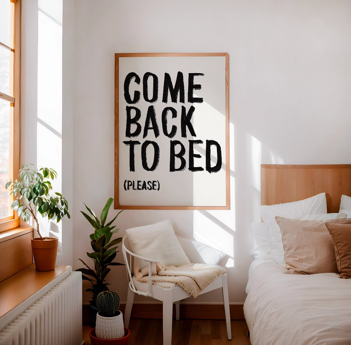 Come Back To Bed Print 8x12