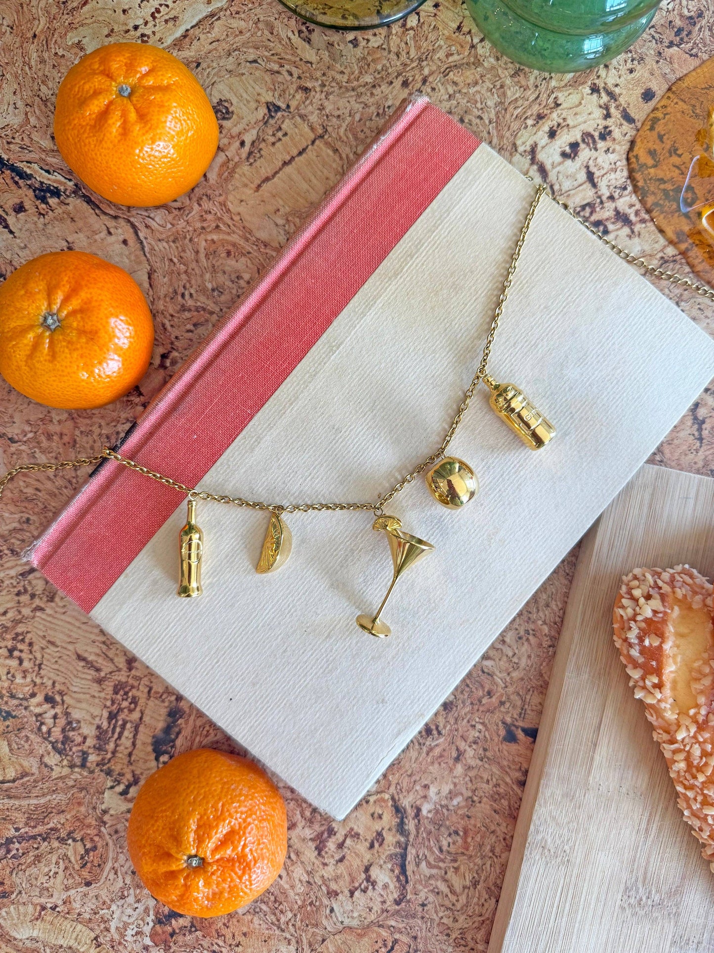 Martini Charm Necklace