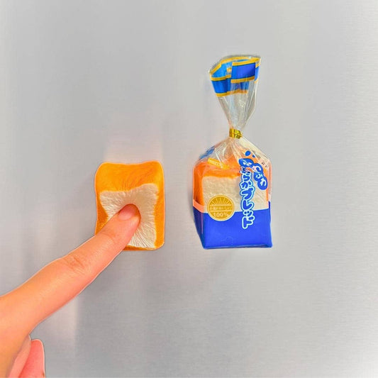 Magnet-Mini Bread Toast Squishy