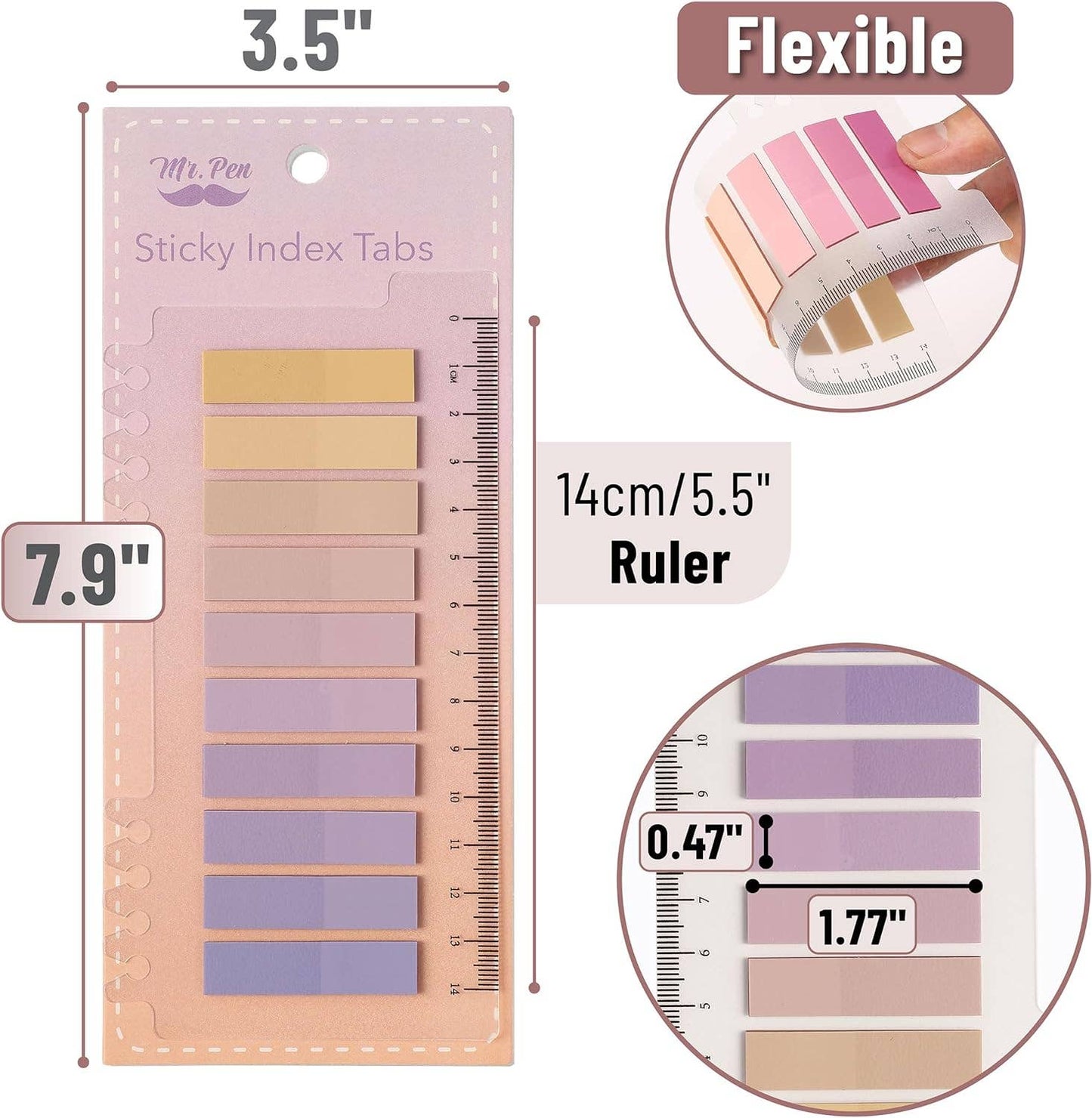Sticky Tabs 3200 Count Transparent