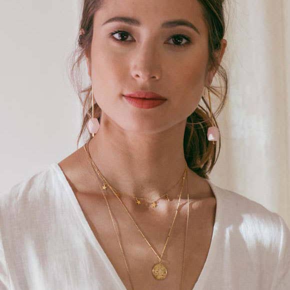 Zodiac Medallion Charm Necklace