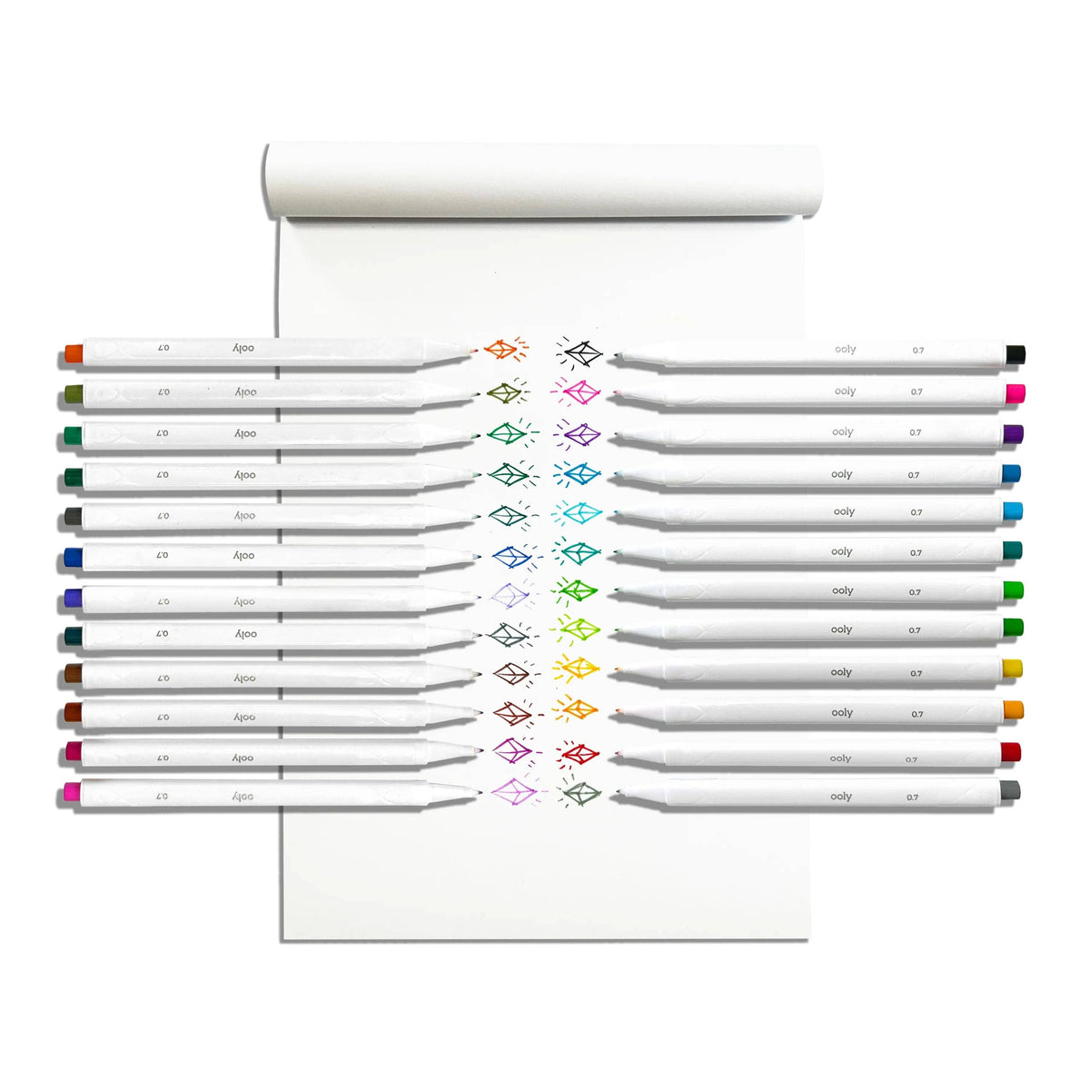Seriously: Fine Felt Tip Markers (Set of 24)