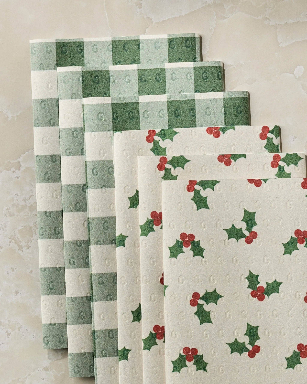 Geometry Not Paper Towel- Holiday Holly