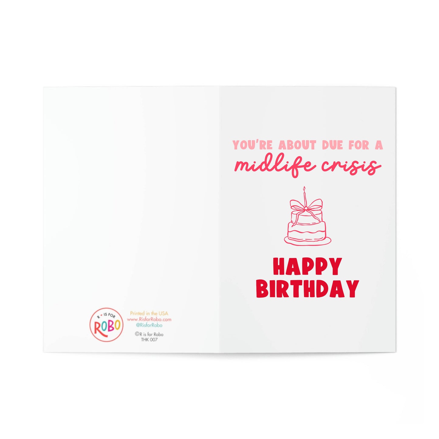 Midlife Crisis Birthday Card