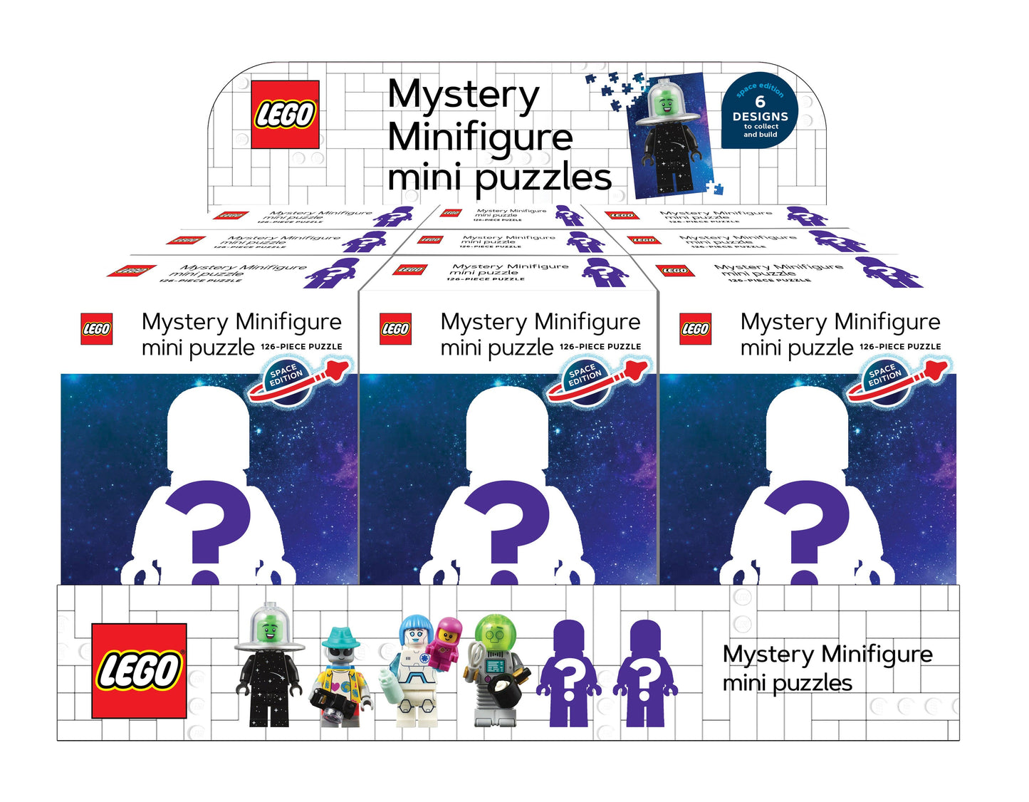 Lego Mystery Minifigure Puzzles Space Edition