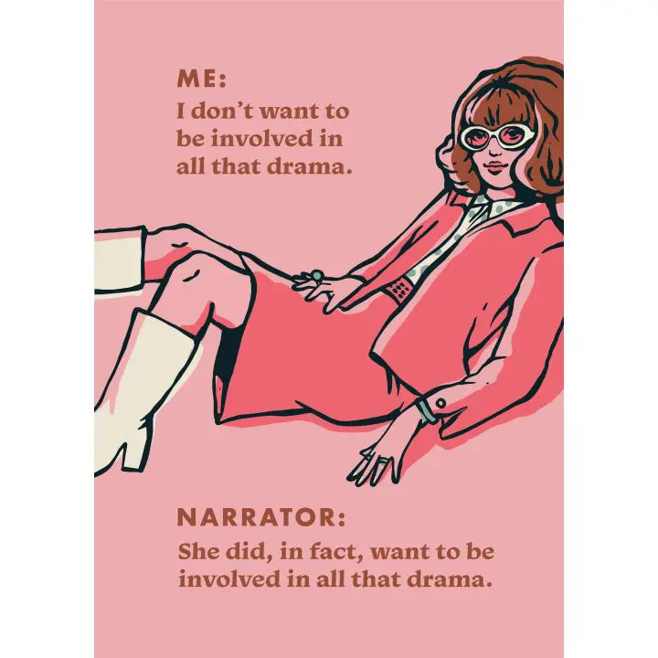 Narrator Drama Card