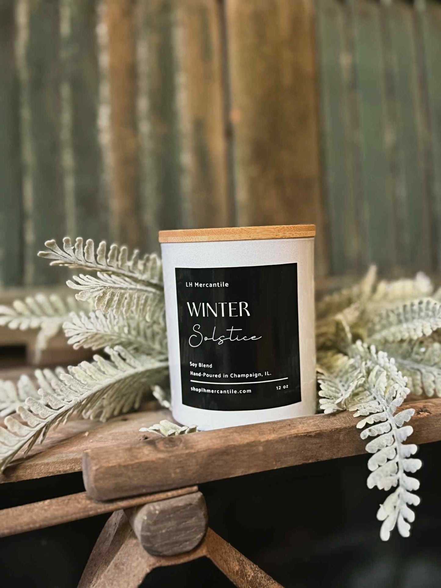 Winter Solstice Holiday Candle | Winter Candle