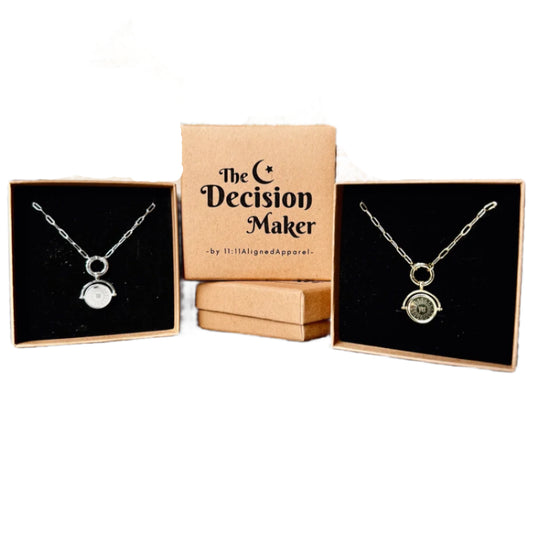 The Decision Maker Necklace (silver or gold)