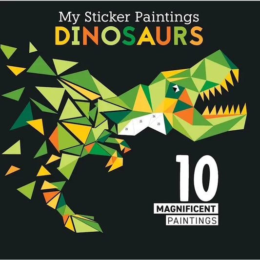 My Sticker Paintings Book- Dinosaurs