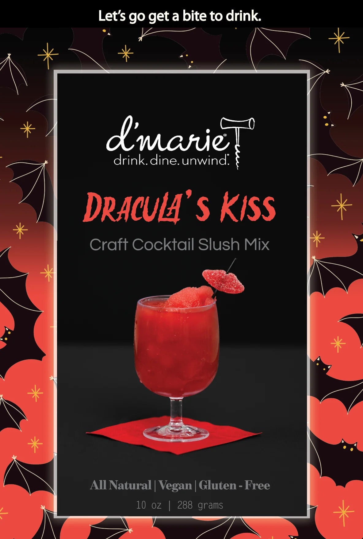 Craft Cocktail Slush- Dracula's Kiss