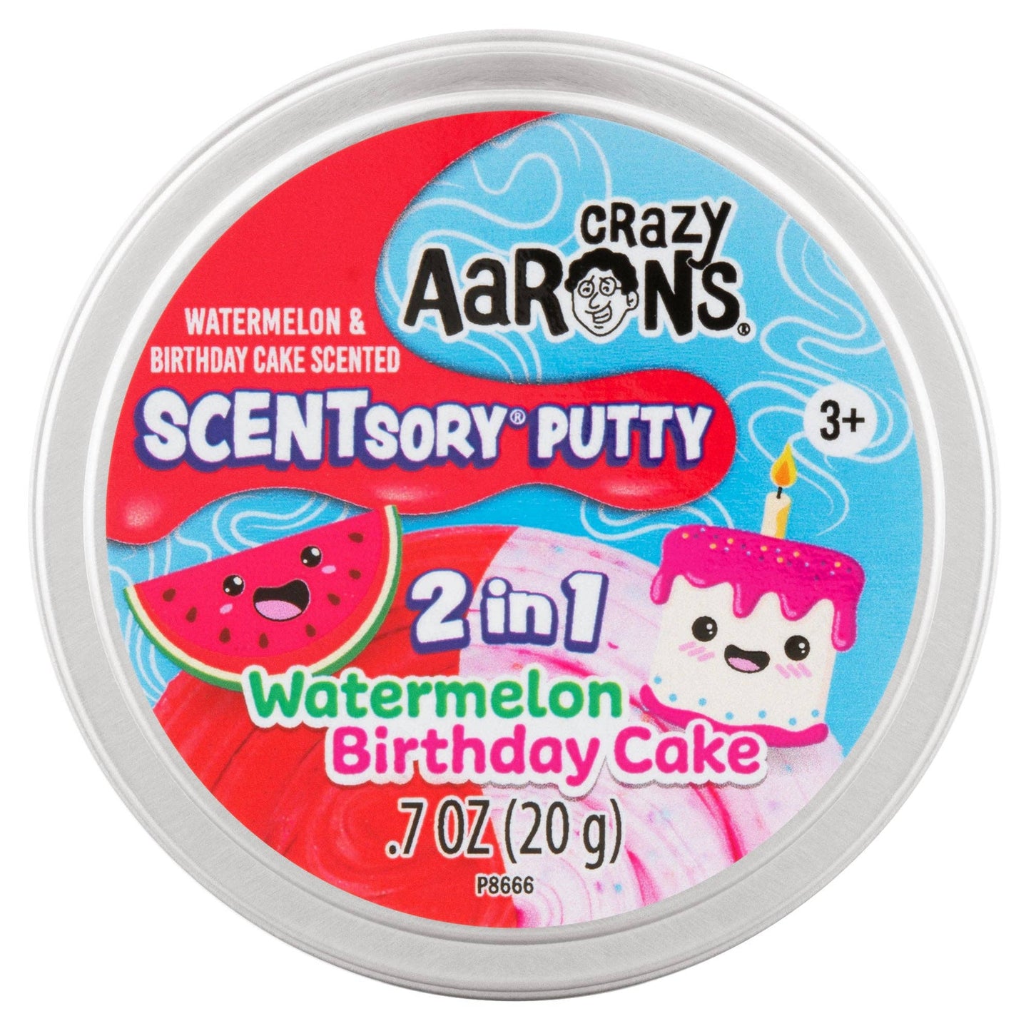 Watermelon/Birthday Cake Scentsory Duos Thinking Putty