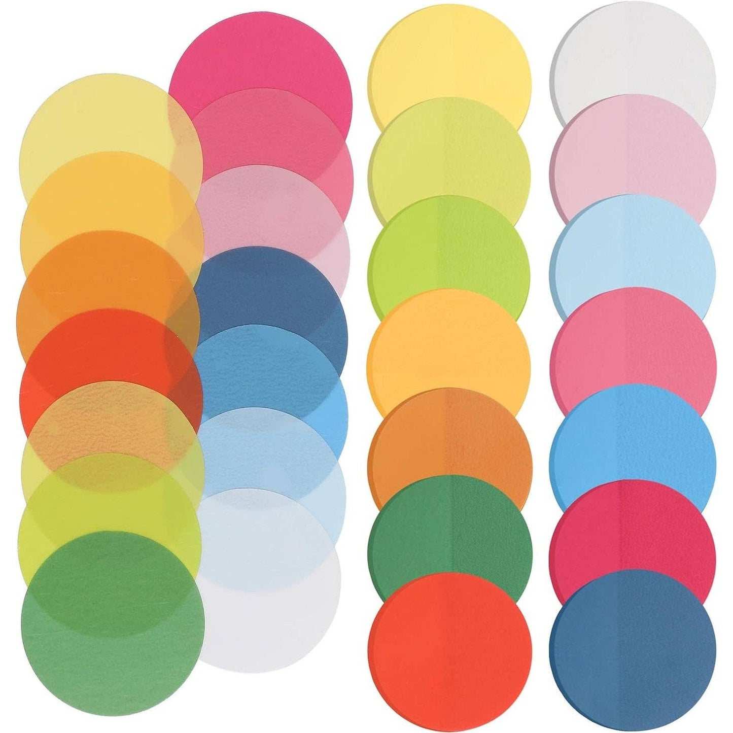 Transparent Round Sticky Notes- 560 Pcs