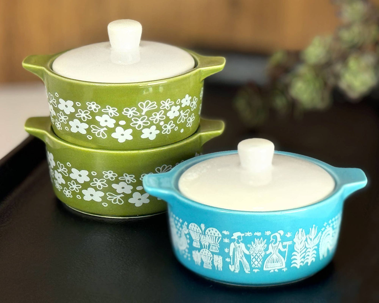 Spring Blossom Casserole Trinket Box